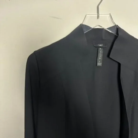 Athleta Black Cosmic Scuba Blazer 6 - Picture 6 of 9